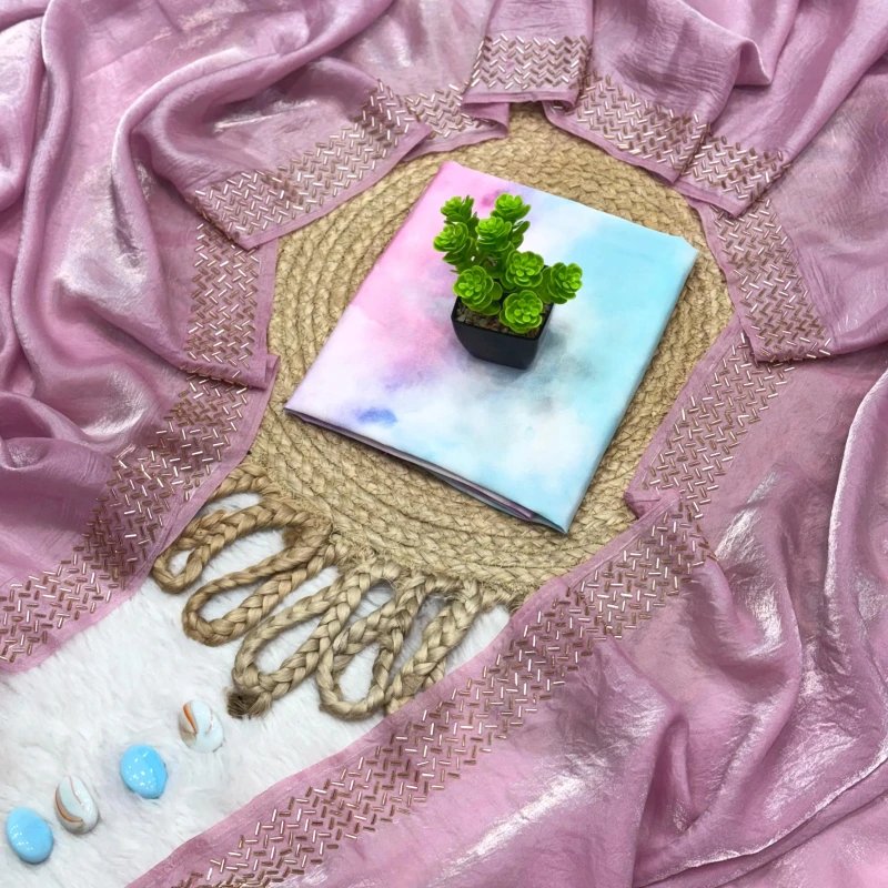 Pure Tissue Simari Soft Trendy Saree - Mocna