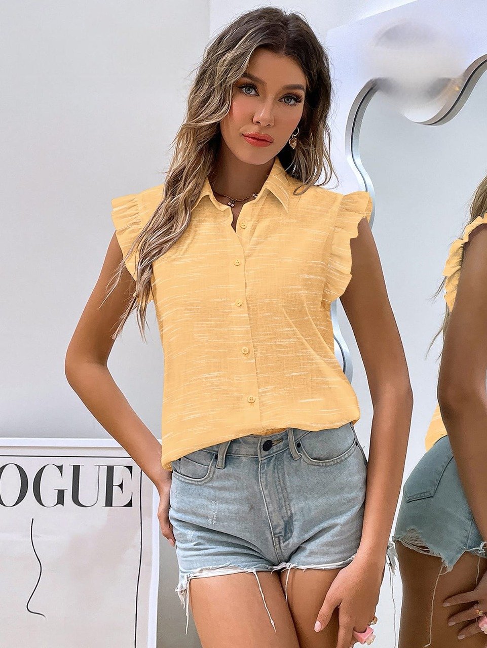 Urban Breeze Cotton Slub Top - Mocna