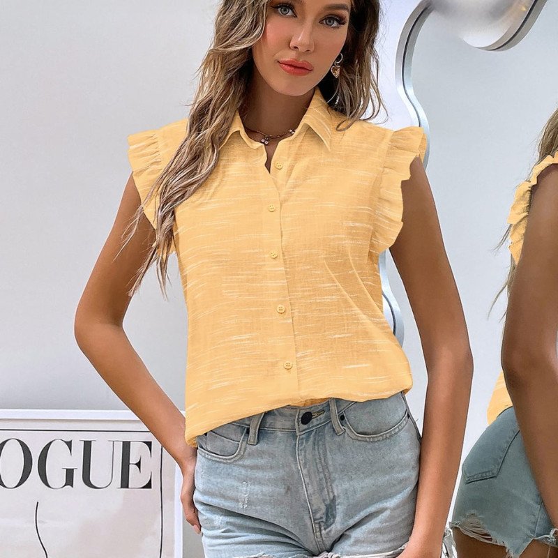 Urban Breeze Cotton Slub Top - Mocna