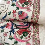 Ivory Multi  Thread Work Khadi Cotton Kurta Pant Set- MOCNA