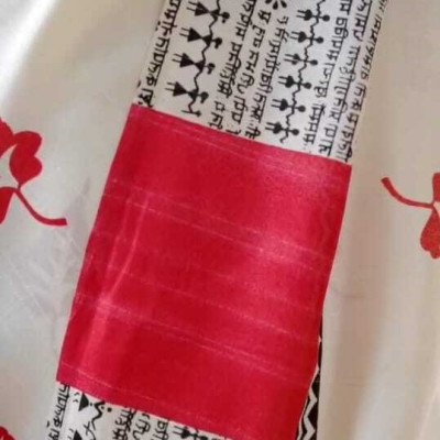 Apple Saree - Elegant Bhagalpuri Essence Saree - Mocna