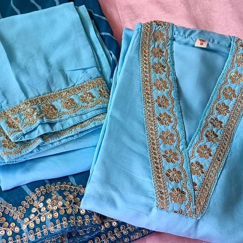 Mocna Morning Mist Sky Blue Kurta Set