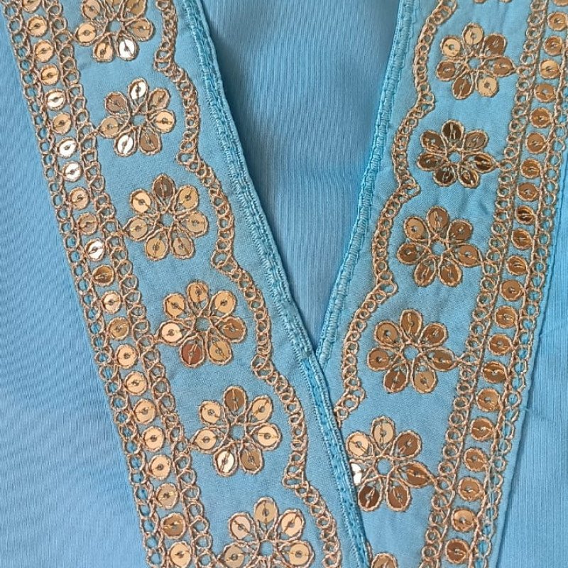 Mocna Morning Mist Sky Blue Kurta Set