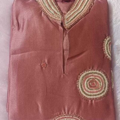 Designer Pink Beaded Co-Ord Set | Imported Fabric | Stylish Ethnic Wear - Mocna